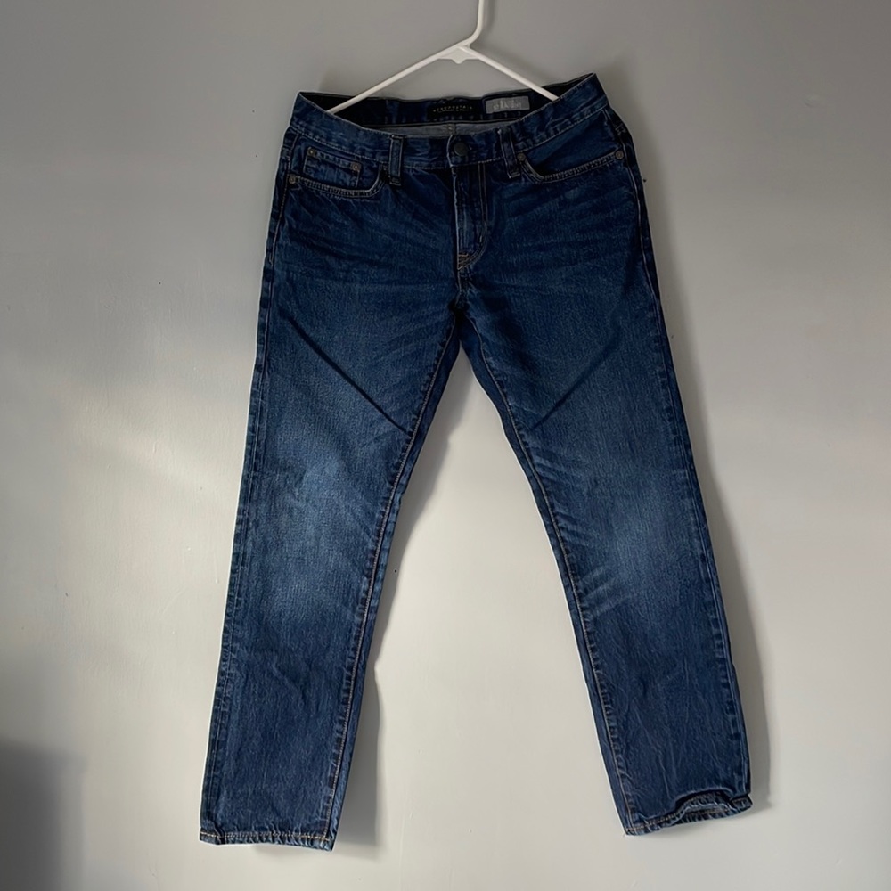 Slim dark wash jeans